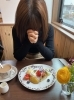 何故か祈りを捧げる鳥さん。「1年に1回の大事な日♥【まいぷれ・西京区・南区・編集部】」