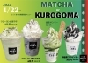 期間限定メニュー(抹茶or黒ごま)「【シエル】期間限定メニュー明日からはじまります。」