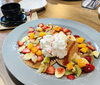 フルーツパンケーキ　トリプル「スマイルトレジャー様ご紹介【カフェ　雑貨　パンケーキ　パフェ】」
