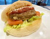 「ボリュームたっぷり！こだわりグリルハンバーグ！」
