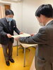 授与の様子「千葉県船橋警察署より感謝状を受領いたしました。」