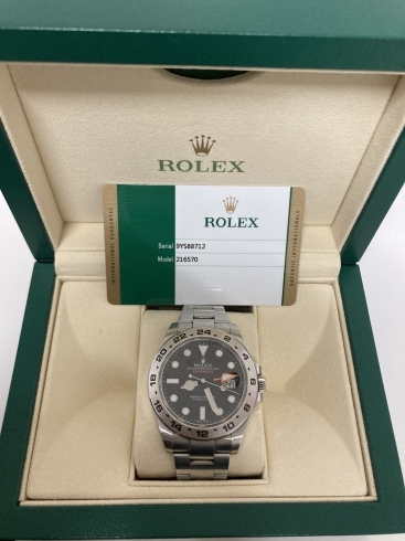 ロレックス　高価買取！「【ROLEX エクスプローラーII】　渋谷区　渋谷駅　買取　【高価買取】東京都渋谷駅の買取専門店「おたからや　渋谷本店」電話相談無料＆査定無料」