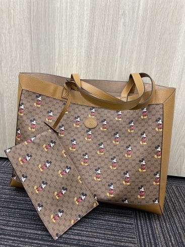 「【GUCCI（グッチ）トートバッグ　ディズニーコラボ　コラボ品　高価買取】高松市の買取専門店「おたからや　フジグラン十川店」電話相談無料＆査定無料♪」