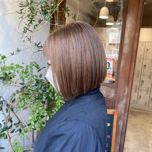 伊丹 美容室 dot.hair トリートメント「あごラインボブ　伊丹　美容室」