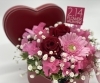 ハートの器に入った♡アレンジメント「2.14Flower✽Valentine Part.2！お知らせもあり♪」