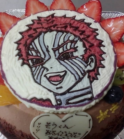お好きなキャラクターや似顔絵をケーキに 菓子職人chez Miura S シェ ミウラ のニュース まいぷれ 岡山市中区 南区