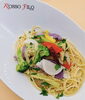 「季節野菜のペペロンチーノ」