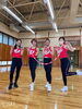 愉快なインストラクター4人です❤「2月は「心臓強化月間」です♥️  楽しく有酸素運動して健康作り⤴︎︎︎⤴︎︎しましょう」