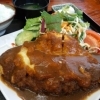 肉厚にビックリ!!「チキンチーズカツ定食」