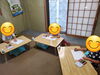 お迎えを待つ間のぬり絵中「えんぴつクラブ始まりました🎵」