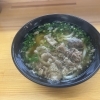 神戸長田名物　ぼっかけうどん！