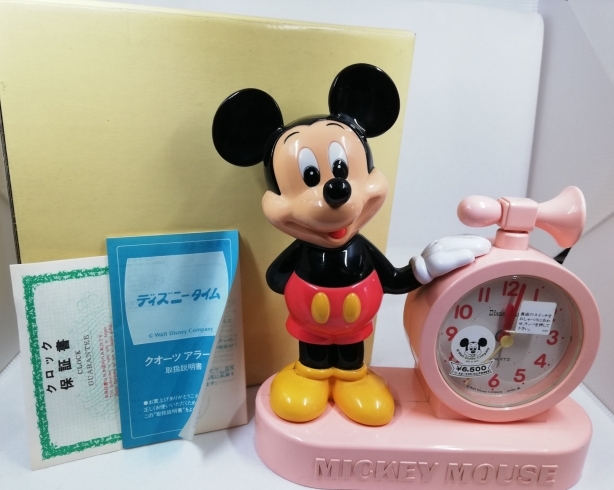 25年以上前のミッキーマウス目覚まし時計を発見！(*´∀｀) | あさじ