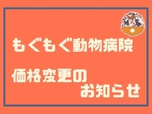 【診療価格および一部お薬の価格変更のお知らせ】