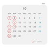 「10月のお休み」