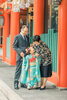 大切な思い出をお祖父様とお婆様と一緒に「七五三は　お子様の「今」を残す大切な行事　着物レンタル、着付け、ヘアセットを丸っとお手伝い致します！【新小岩 呉服屋 ルミエール商店街】」