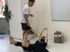 体幹トレーニング、1分間キープ中‼️「気温の変動にうまく対応するために、カラダ作りが重要！　　 FIELD-RING 千葉市美浜区〖JR稲毛海岸駅　駅近』キックボクシング＆ボクシング」
