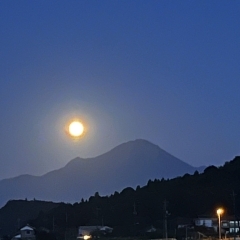 昨夜の満月