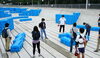 水の無い競技コースの見学会の様子。「10月9日カヌーフェスタ・「施設見学」「ダック探し」のご紹介！」