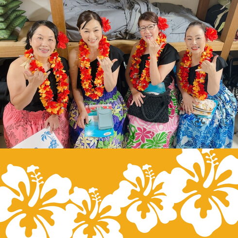 ホイケ頑張るぞー!「那珂川市フラダンス教室 発表会(ホイケ)が無事に開催されました!」