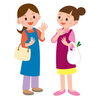 会話する女性「美肌への近道は美容皮膚科で相談すること」