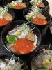 いくら、ニシン丼「華かぐらの店状況‼️」