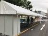 出展者様のテント設営「津まつり」