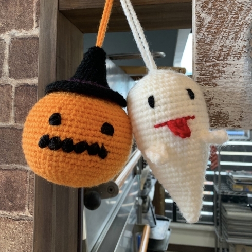 かぼちゃとおばけのあみぐるみ🎃👻✨️ | パン工房 かおりほのかの