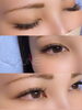 Ｃカールにしたら目力が半端なく可愛い👀💖 「これでデートもバッチリeye🩵ボリュームラッシュ」