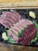 肉刺し三点盛り「肉刺し三点盛り、本日限定お試し価格での提供です。」