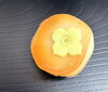 お稽古和菓子！ 秋らしい　練り切りの「柿」「【初心者／体験／茶道】茶道のお稽古　ベストシーズン到来！！はじめてみませんか！？【茶道教室／こども／和菓子】」