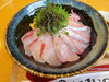 カンパチ食べ比べ丼（税込1,200円）「カンパチ好きはお見逃しなく！　活け締め&熟成「カンパチ食べ比べ丼」💥👀」