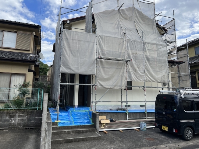 外壁塗装「松江市｜外壁リフォーム　アクシア施工例」
