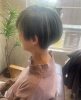after♪「ショートヘア！ダークグリーンにハイライトをプラス！　南区川沿の美容室PRINK-76」