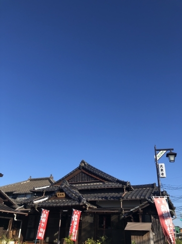 今朝の大東寺「雲ひとつない秋晴れ」