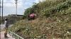 ラジコン草刈機による法面草刈り「ラジコン草刈機神刈による法面草刈り」