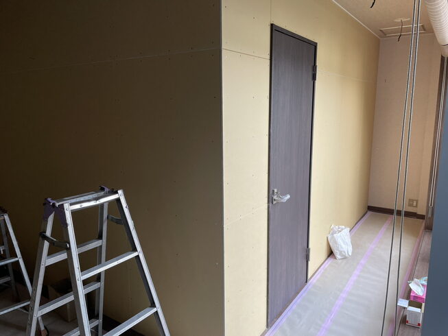 らしくホーム錦町「らしくホーム錦町 急ピッチでつくってます。 /小樽共同生活援助らしくホーム」
