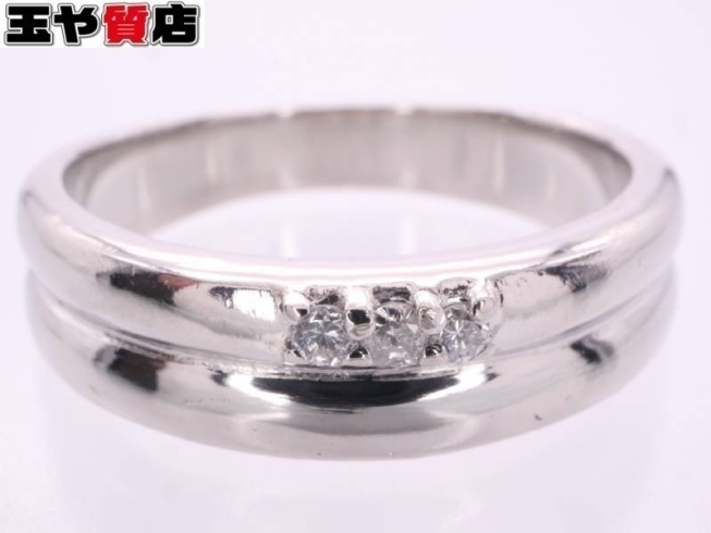 ポンテヴェキオ 美品 Ponte Vecchio ダイヤ0.03ct デザイン リング 9号 ...