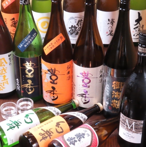 長野県の日本酒取り揃えております‼︎「忘新年会、個室、団体、コース料理、日本酒。」