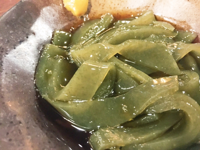 おきゅうと「【キッチンプルート☆本日営業日 ベビーカステラ焼きます!】日本各地の美味しいもの巡り◆蒟蒻とも心太とも違うモノ」