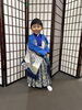 この袴をご自身で決めてレンタルされたそうです。「TUZUMI問屋町レンタル着物　七五三　福田中学校さま職場体験　店内賑やか楽しい3日間」
