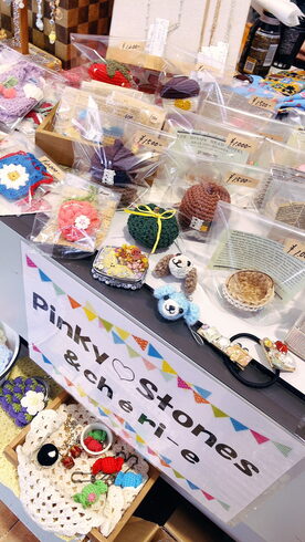 店頭販売楽しかったです「銀杏!食べ過ぎ危険 リンパトリートメント店 妃~プリンセス~」