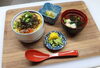 海鮮だし茶漬け（税込700円）「自家製ごまだれ＆自家製だしが風味豊か😋　あったかメニューの「海鮮だし茶漬け」」