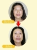 美顔矯正（店長の姉）「５０歳以上の方、必見!!　10年前の顔になる！！」