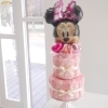 ディズニー好きの方へミニーちゃんのおむつケーキを出産祝いに