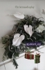流れるようなパールチェーン「クリスマスの色」
