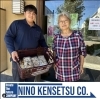いろむすび山菜屋様とのツーショット「お弁当【村上市の土木・排水給水・外構工事はニノケンへ】」