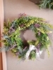 リースづくり第１号❗「グリーンリーフをベースにリースづくり」