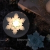 リッキャンドルの新作キャンドル　「雪の結晶」「アエルワまつり内の森のマルシェに出店」