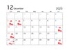 「12月の営業カレンダー」