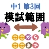 【山梨県合否判定模試】中１第３回模試出題範囲[学調・高校入試、浜松西中受験対策にも強い　静岡県最大の受験対策公開模試]